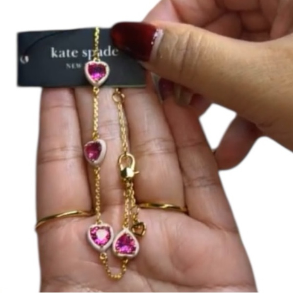 $128‎ Kate Spade Sweetheart Line Bracelet - Picture 3 of 8